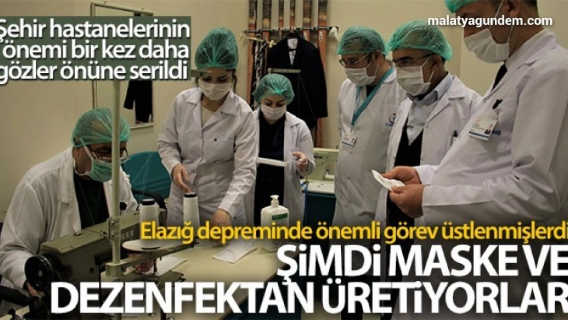 Hastanede Maske Üretmeye Başladılar