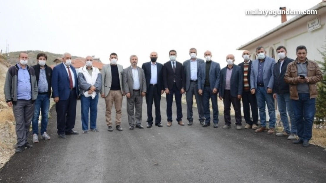 Hekimhan Işıklı Mahallesi'nin 20 yıllık asfalt özlemi giderildi