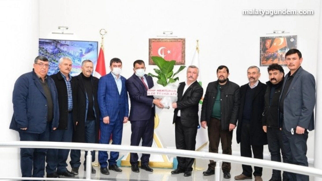 Hekimhan MHP'den Başkan Gürkan'a ziyaret