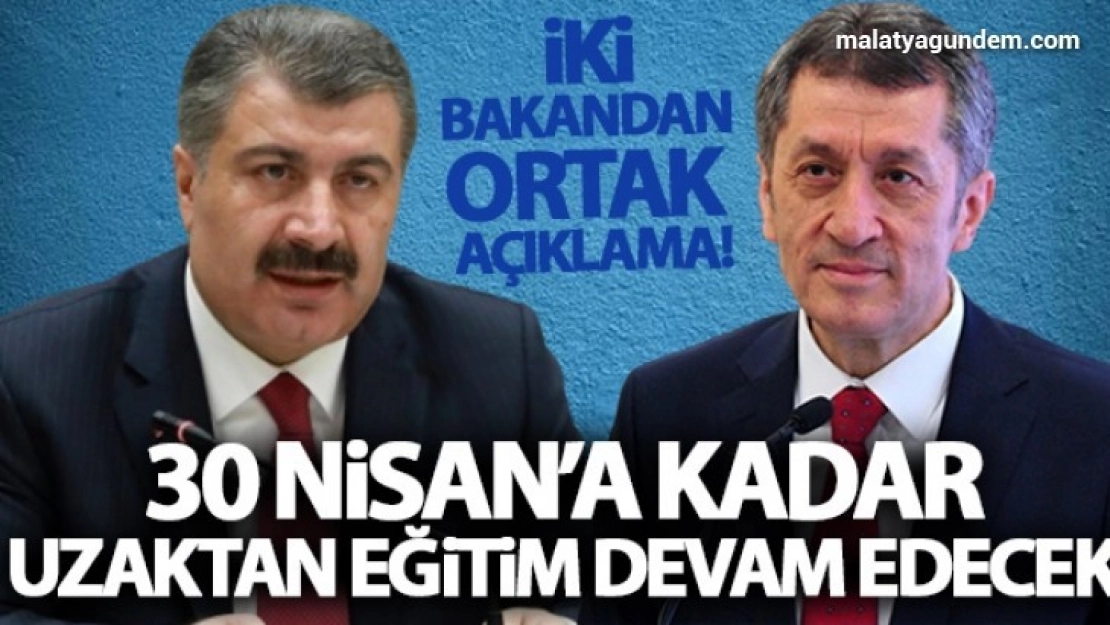 Bakan Koca ve Selçuk'dan önemli açıklamalar
