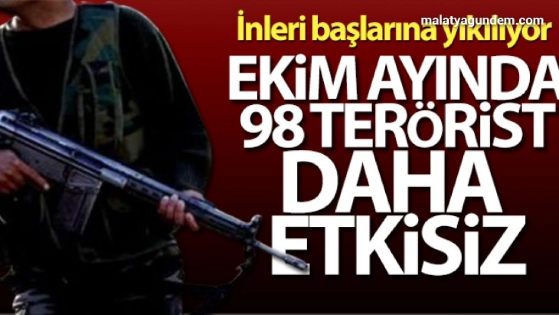 İçişleri Bakan Yardımcısı Çataklı: 'Ekim ayında 98 terörist etkisiz hale getirilmiştir'
