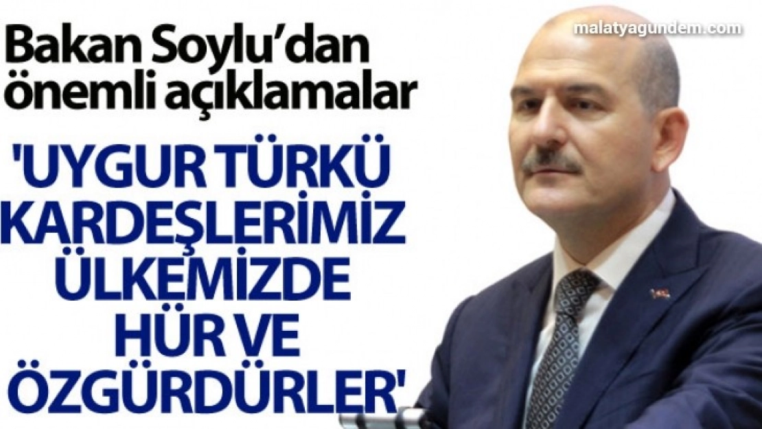 Uygur Türkü kardeşlerimiz ülkemizde al bayrak ve gök bayrak gölgesinde hür ve özgürdürle