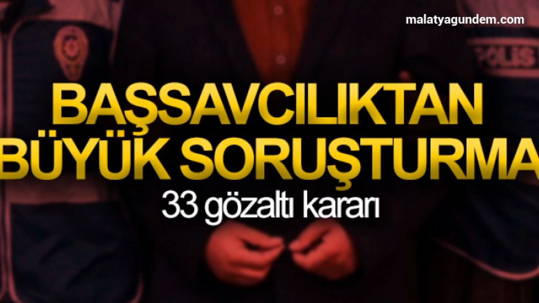 İcra memurlarına yönelik rüşvet soruşturmasında 33 gözaltı kararı