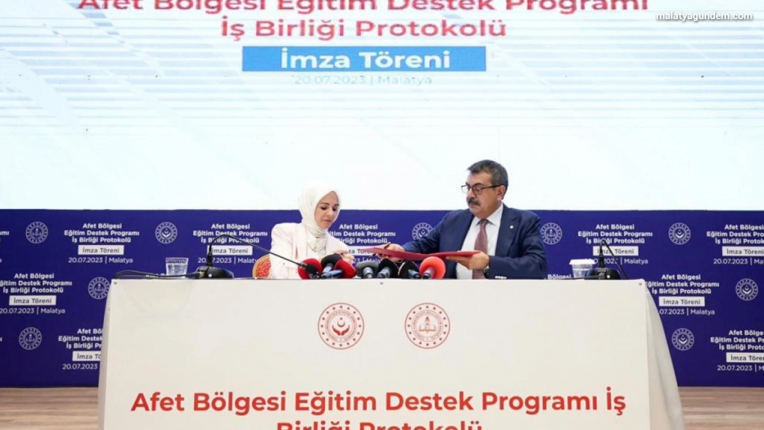 İki bakanlık arasında deprem bölgesi için iş birliği protokolü imzalandı