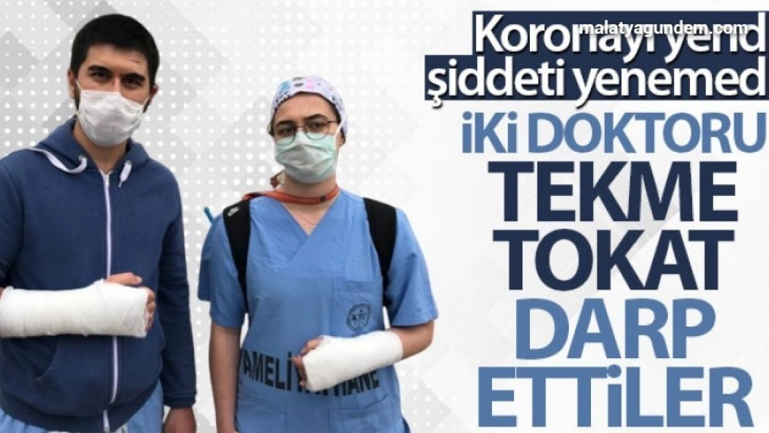 İki doktor tekme tokat darp edildi
