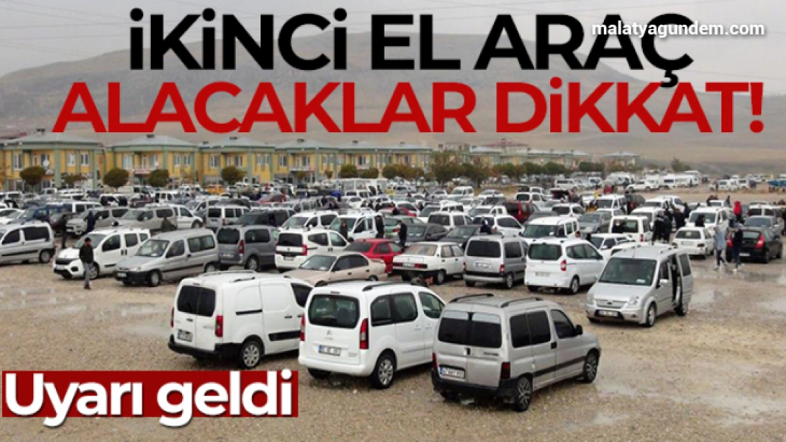 İkinci el araç alacaklar bu hileye dikkat