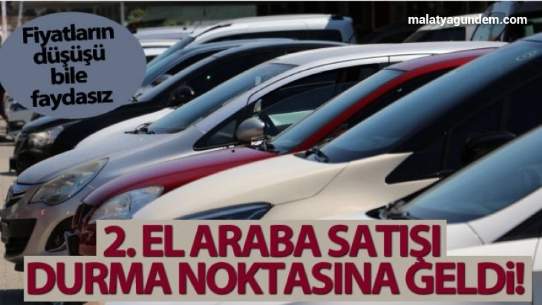 İkinci el araç fiyatları düştü satış durma noktasına geldi