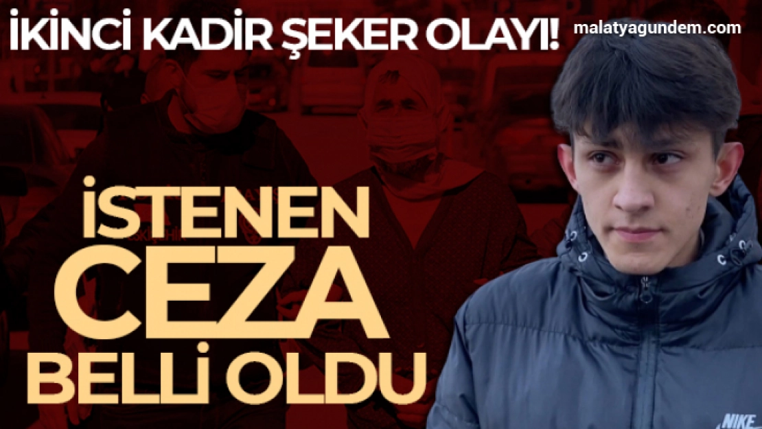 İkinci Kadir Şeker olayında istenen ceza belli oldu