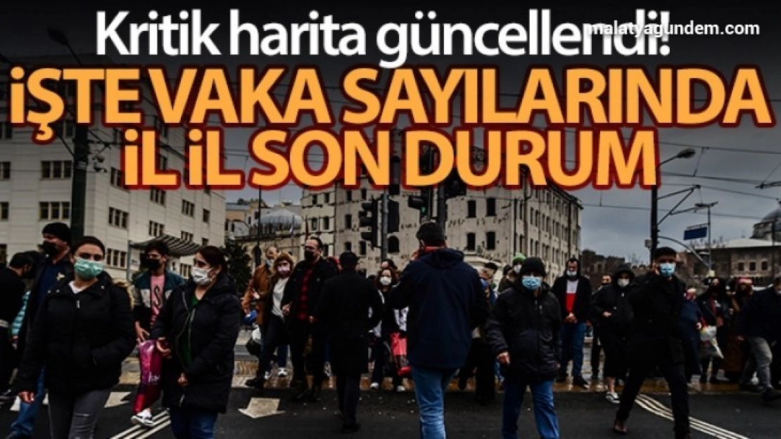 İllere göre korona virüs vaka sayıları açıklandı