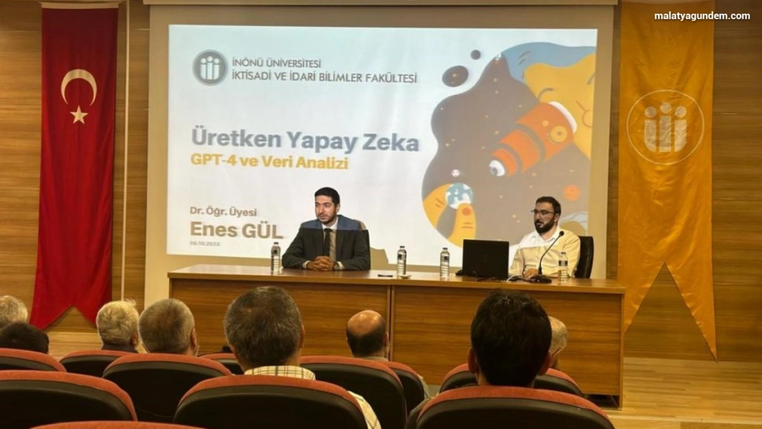 İnönü Üniversitesi'nde 'Üretken Yapay Zeka Uygulamaları' söyleşisi