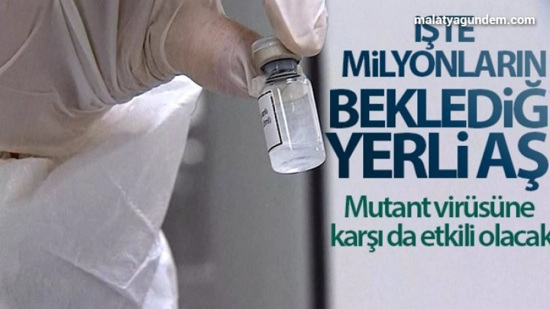 İşte milyonların beklediği yerli aşı