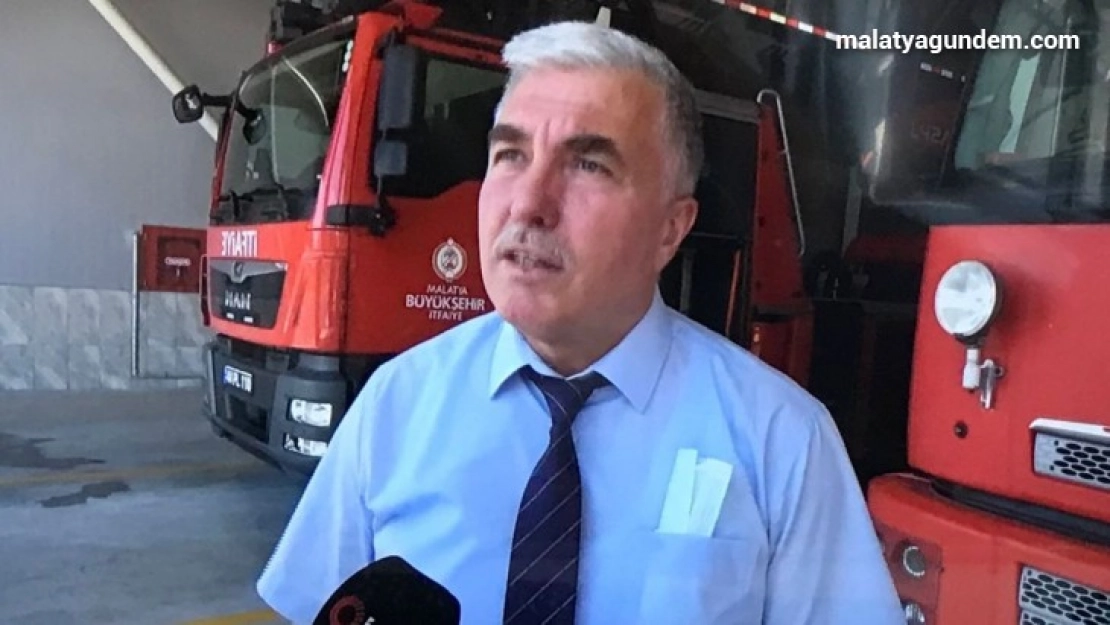 İtfaiye Başkanı Acar, vatandaşları yangınlara karşı uyardı