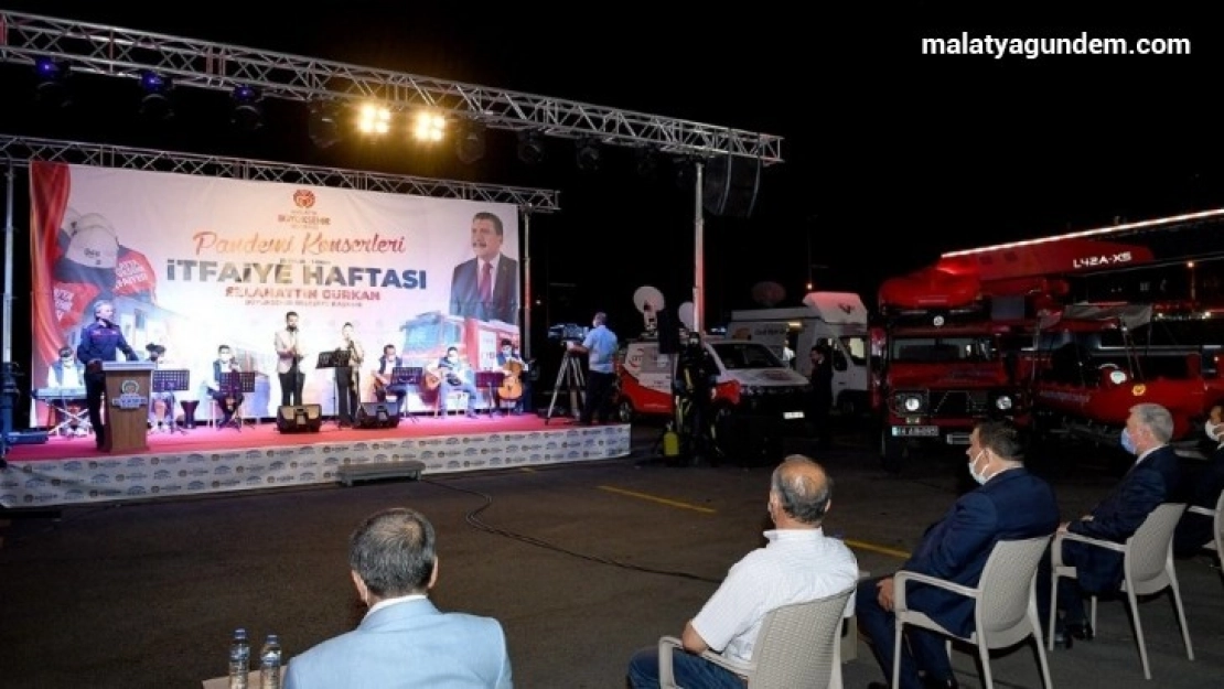 İtfaiyeciler için konser