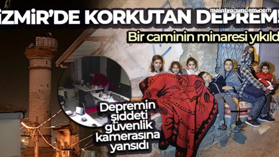 İzmir'de korkutan deprem