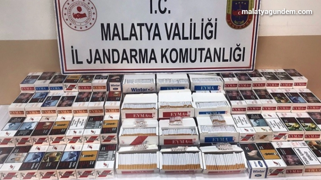 Jandarma'dan kaçak sigara operasyonu