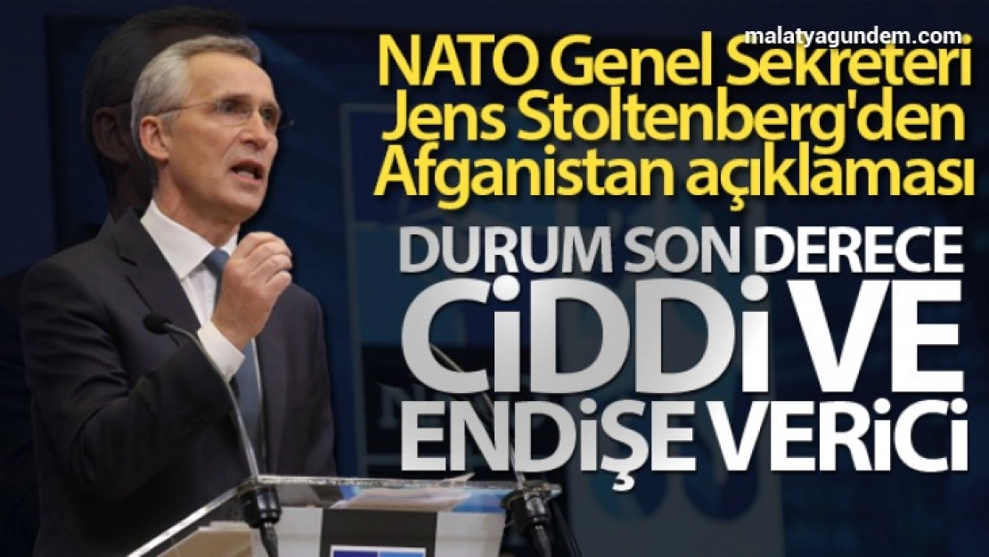 Jens Stoltenberg'den Afganistan açıklaması!