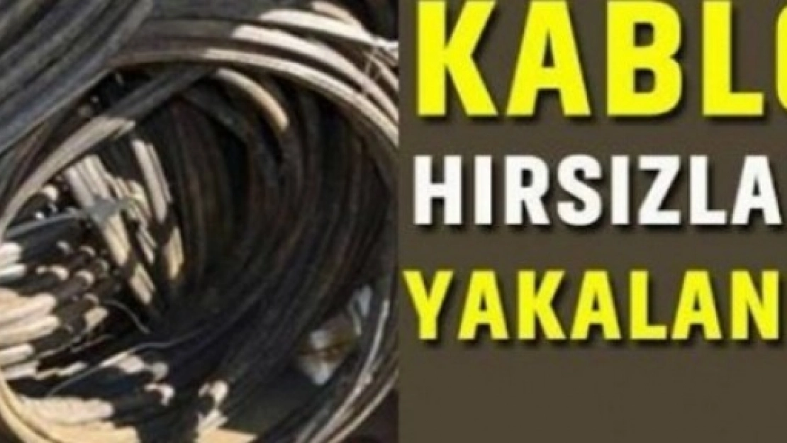 Kablo Hırsızları Yakalandı