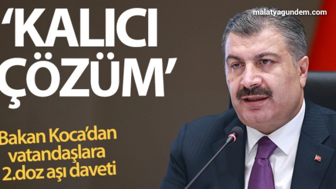 Kalıcı çözüm, aşıyla kazanılacak bağışıklıktır