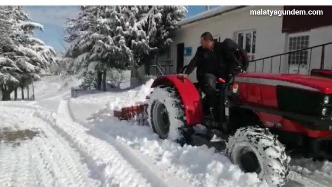 Kardan kapanan yollar için kolları sıvadılar