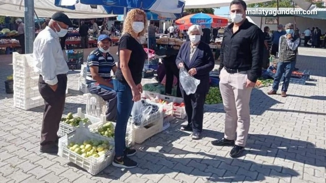 Kaymakam Ülkü'den pazar denetimi