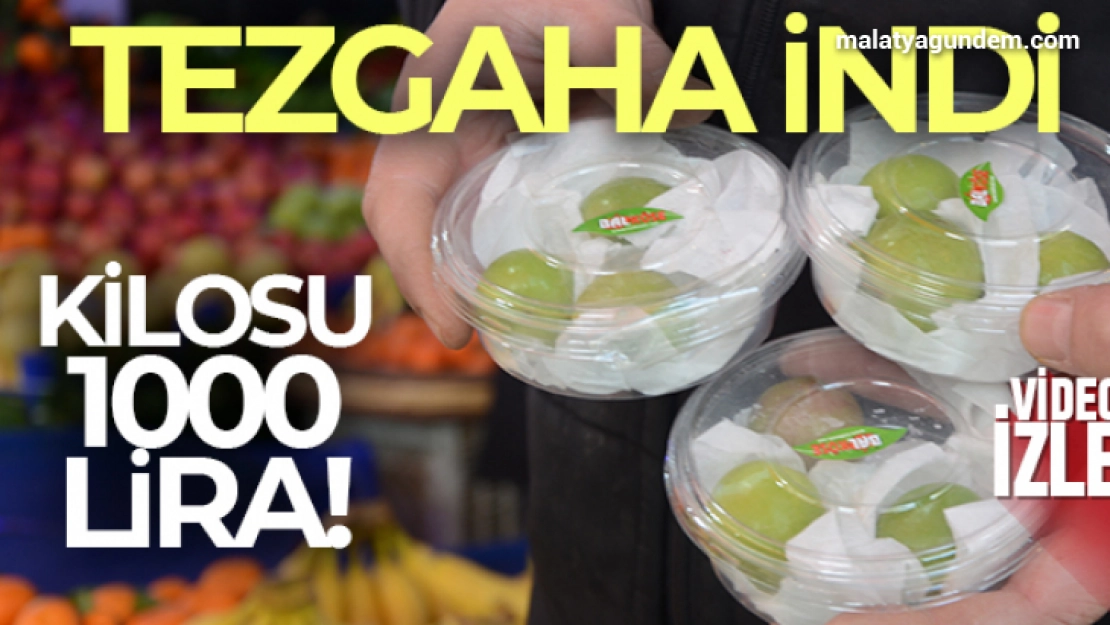 Kilosu 1000 liradan tezgaha indi