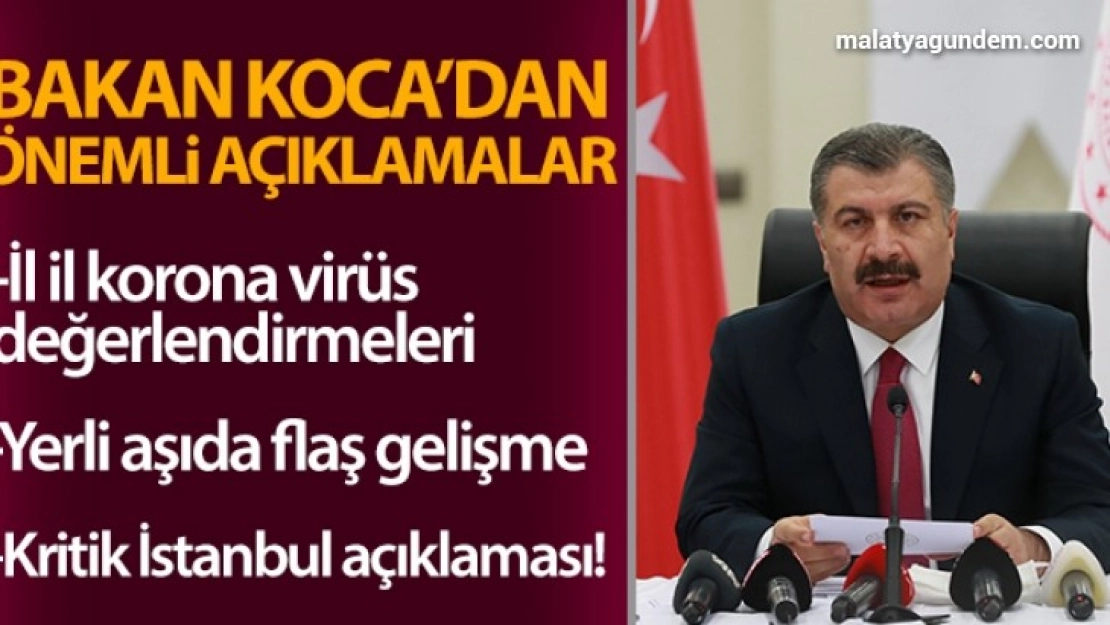 Koca'dan il il korana virüs değerlendirmeleri