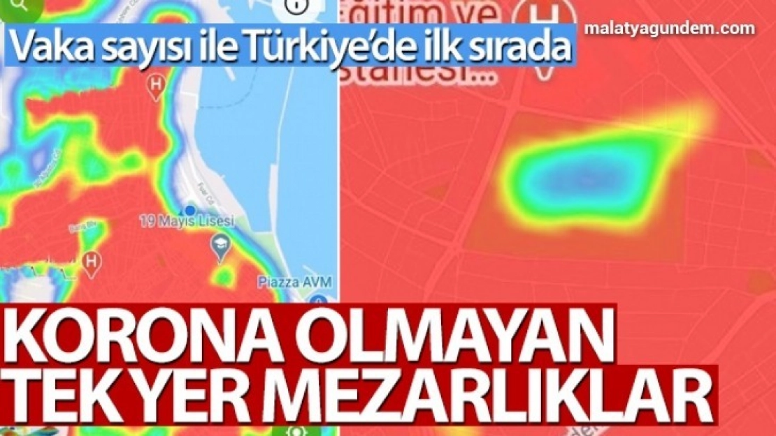 korona olmayan tek yer mezarlıklar