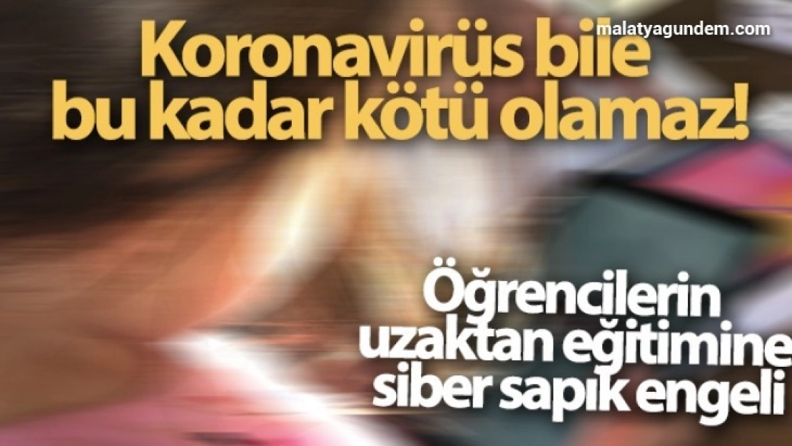 Koronavirüs bile bu kadar kötü olamaz