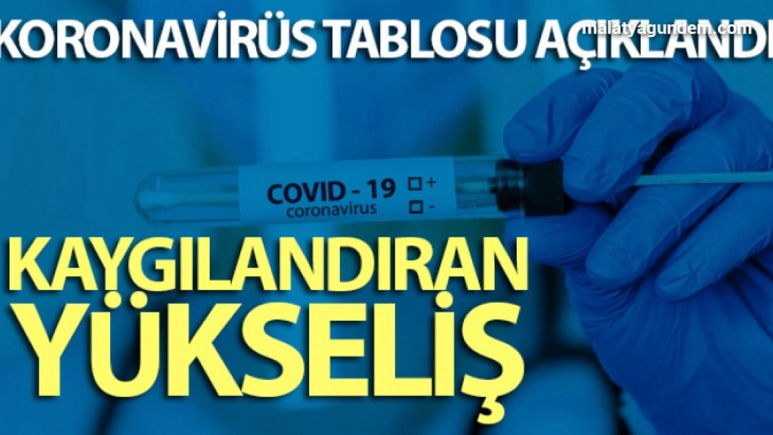 Koronavirüs tablosu açıklandı