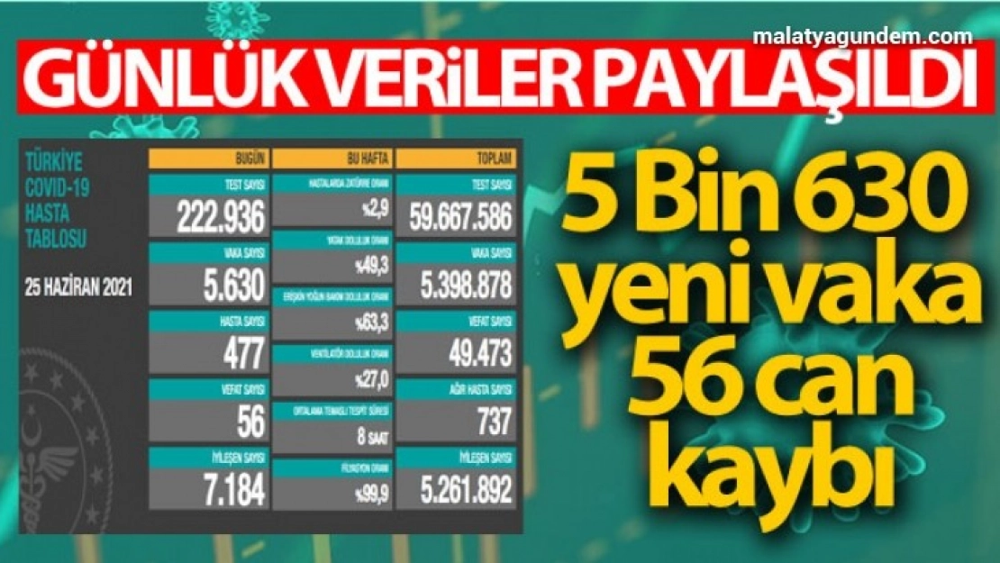 Koronavirüste son veriler açıklandı