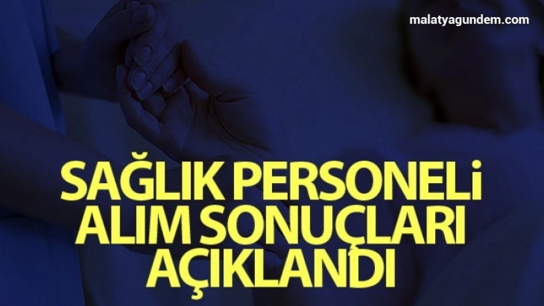 KPSS 2020/14 Sağlık Bakanlığı yerleştirme sonuçları belli oldu
