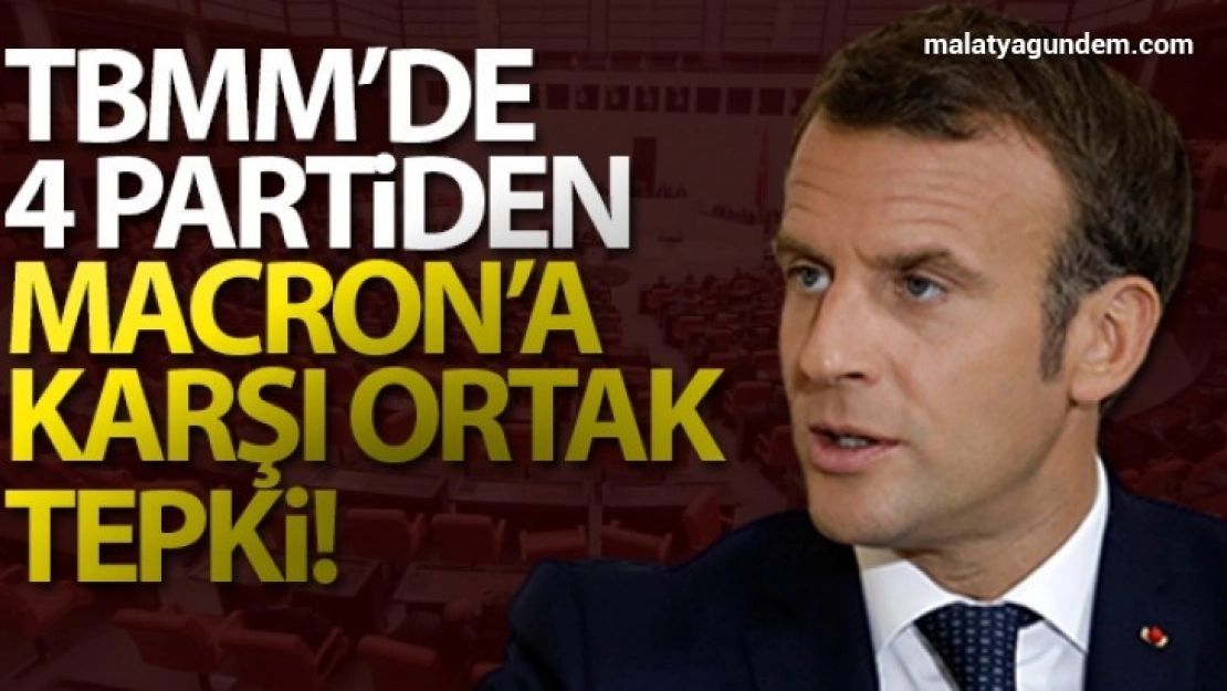 Macron'a karşı ortak tepki