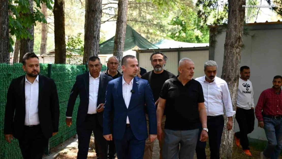 MAGİNDER heyeti Doğanşehir'de esnaf ve vatandaşlarla buluştu