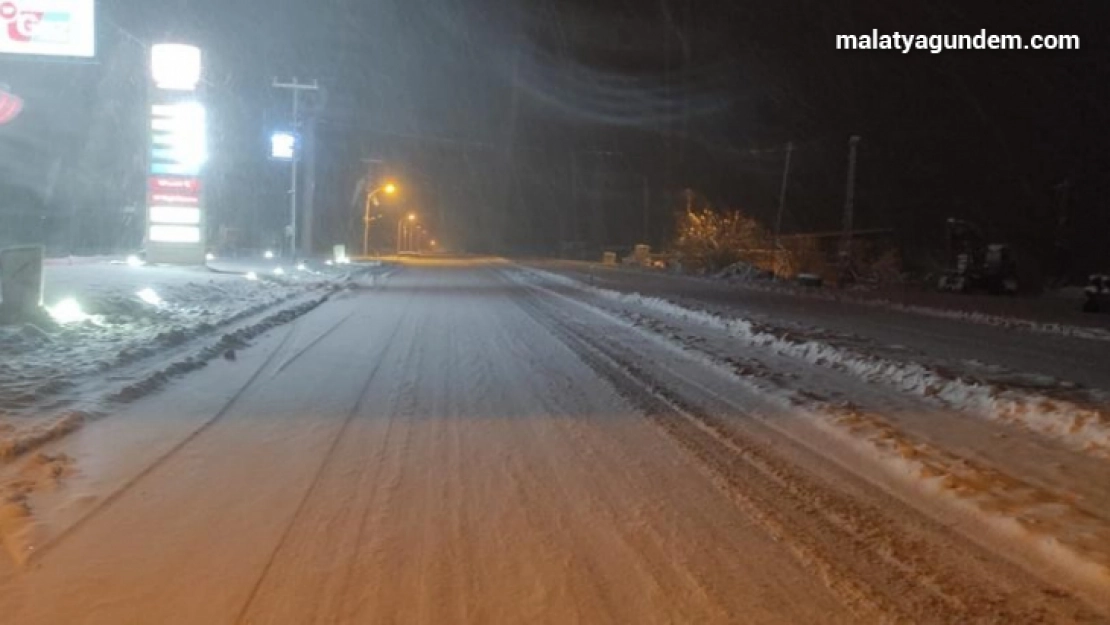 Malatya- Elazığ karayolu ulaşıma kapandı