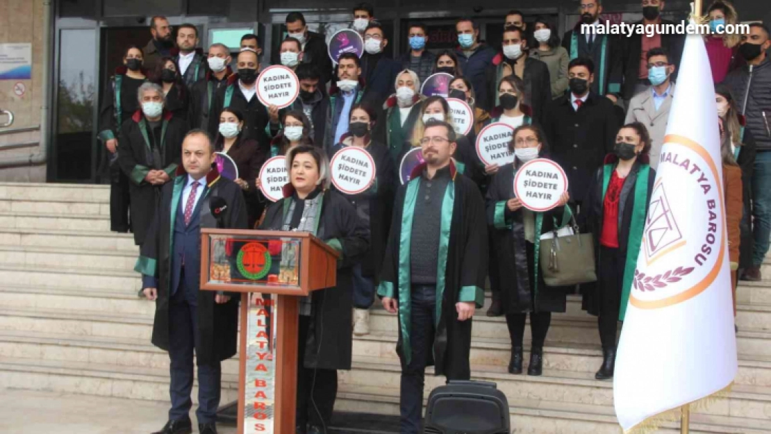 Malatya Barosu'ndan şiddete kınama