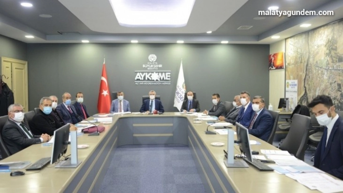 Malatya Büyükşehir'de karla mücadele toplantısı gerçekleştirildi