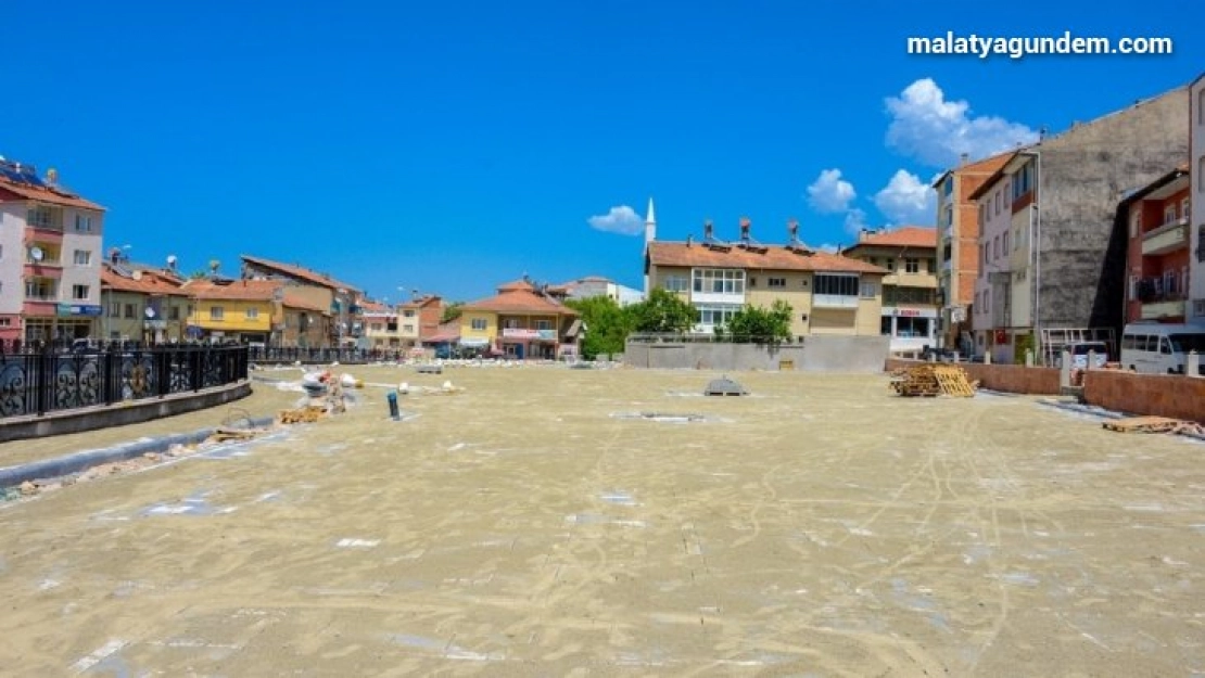 Malatya Büyükşehir yapıyor Doğanşehir meydana kavuşuyor