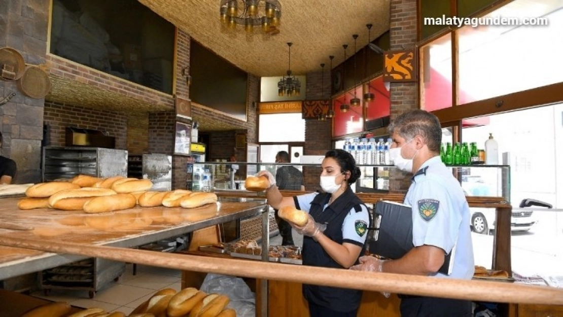 Malatya Büyükşehir Zabıtadan fırınlara sıkı denetim