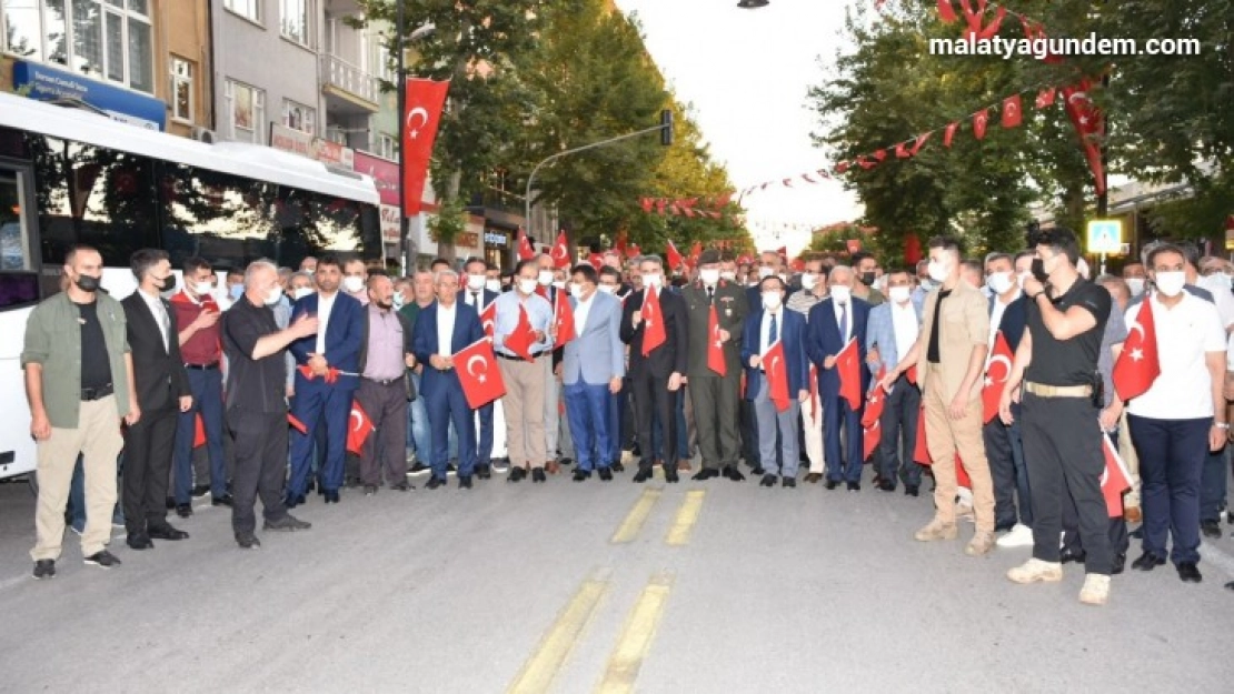 Malatya'da 15 Temmuz Demokrasi ve Milli Birlik Günü etkinliği