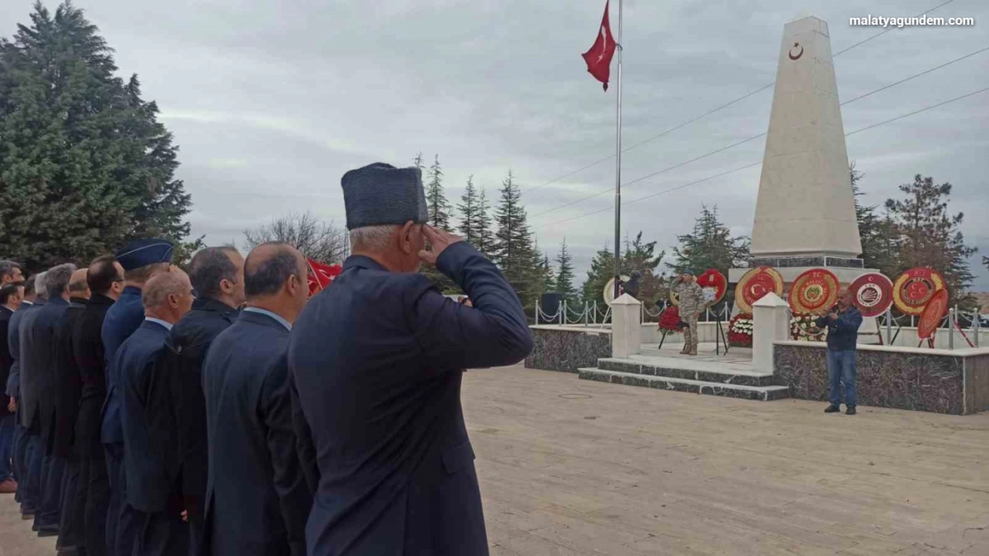 Malatya'da 18 Mart Şehitleri Anma Günü ve Çanakkale Zaferi'nin 110. yıl dönümü törenle kutlandı