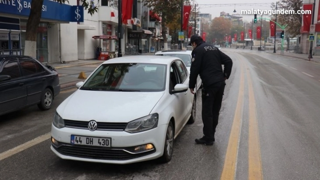 Malatya'da 80 kişiye sokağa çıkma cezası