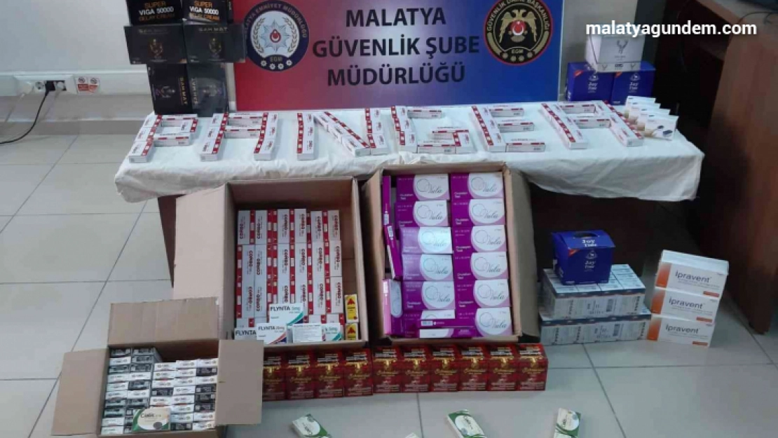 Malatya'da bin 711 adet kaçak cinsel içerikli ürün ele geçirildi