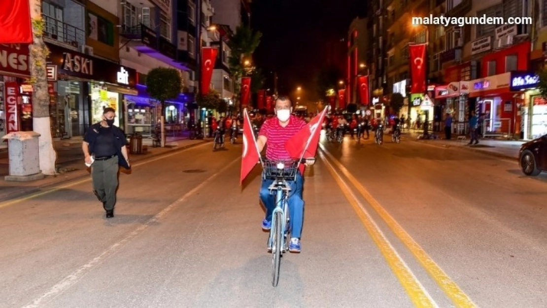 Malatya'da bisikletli denetim