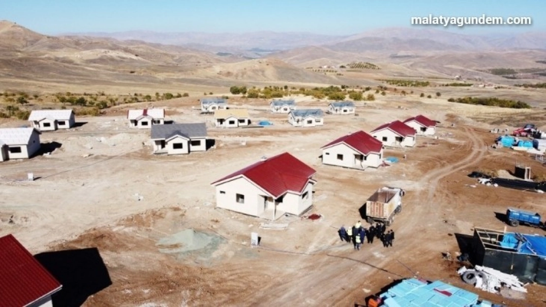 Deprem evlerinde son aşamaya gelindi