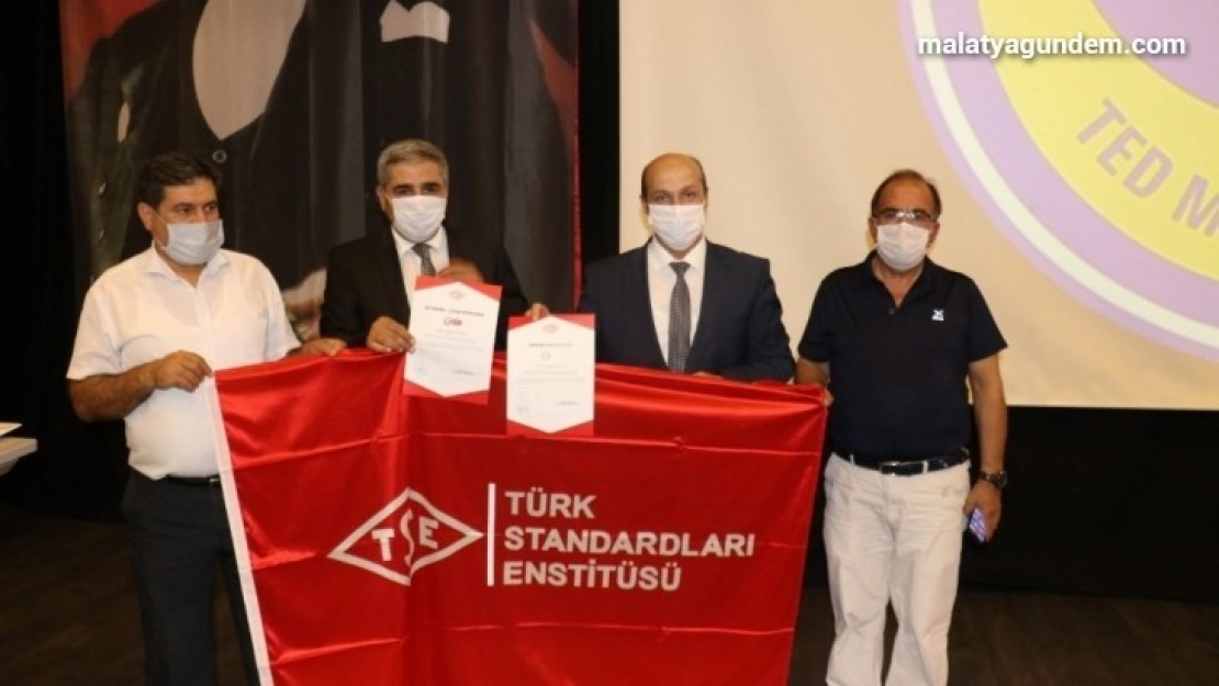 Malatya'da ilk 'Okulum Temiz' Belgesi'  verildi