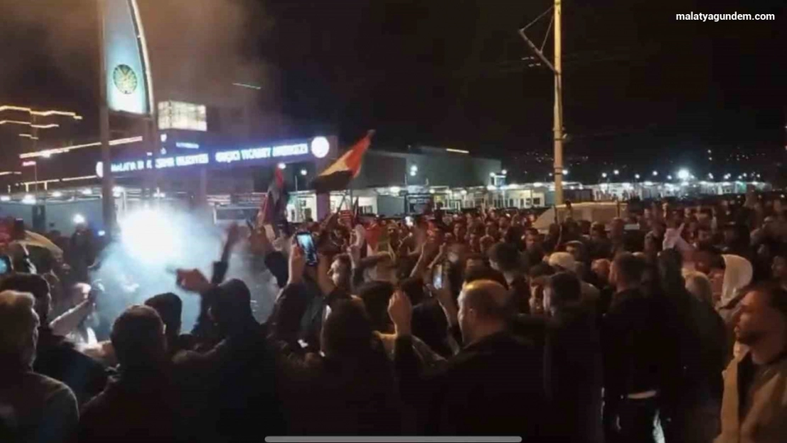 Malatya'da İsrail protesto edildi