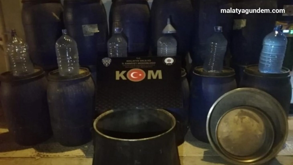 Malatya'da kaçak içkiye geçit yok