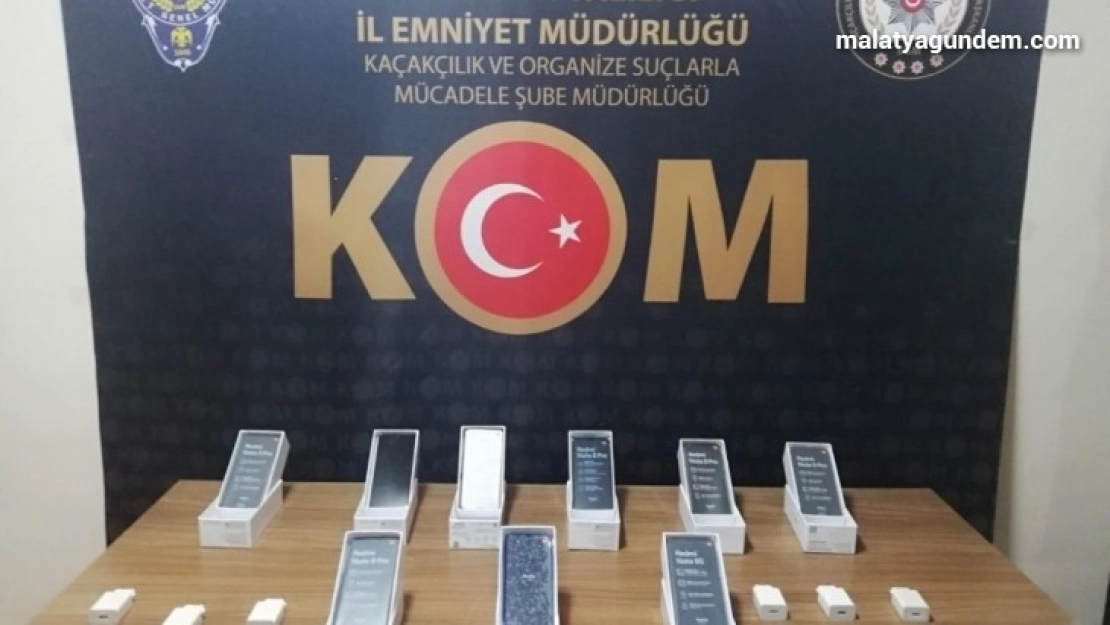 Malatya'da kaçakçılık operasyonları