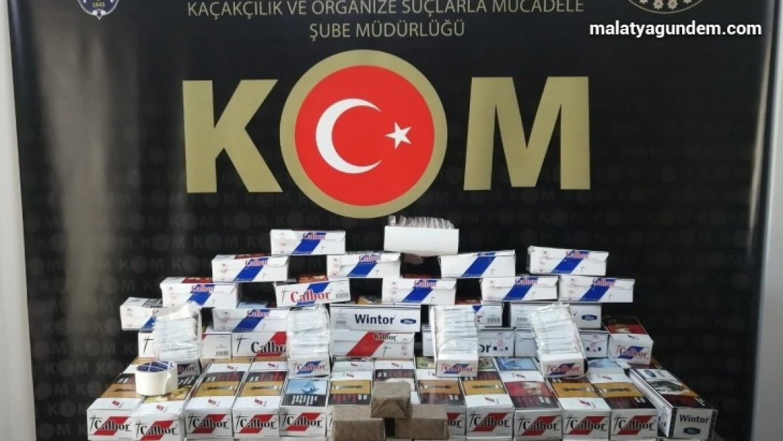 Malatya'da kaçakçılık operasyonları