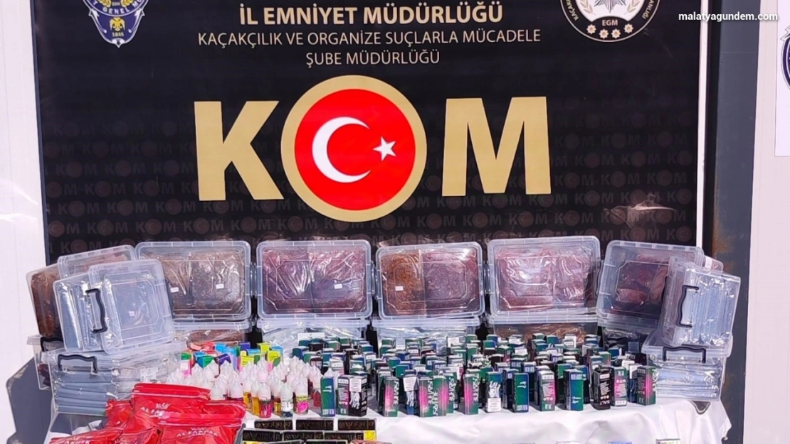 Malatya'da kaçakçılık operasyonu